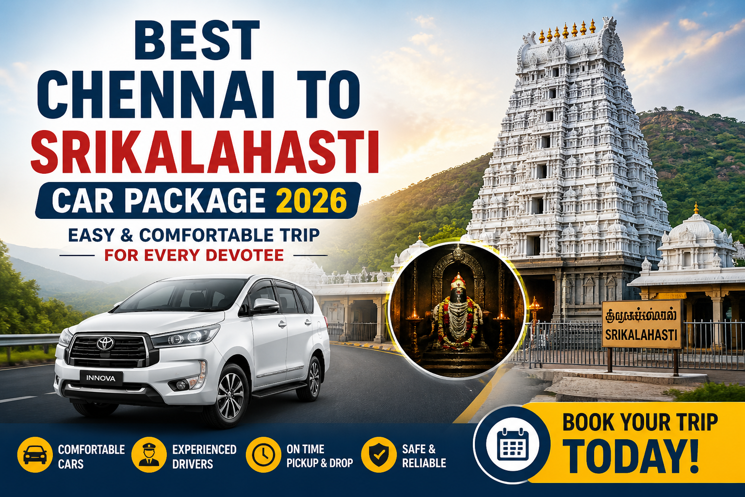 Chennai to Srikalahasti Car Package