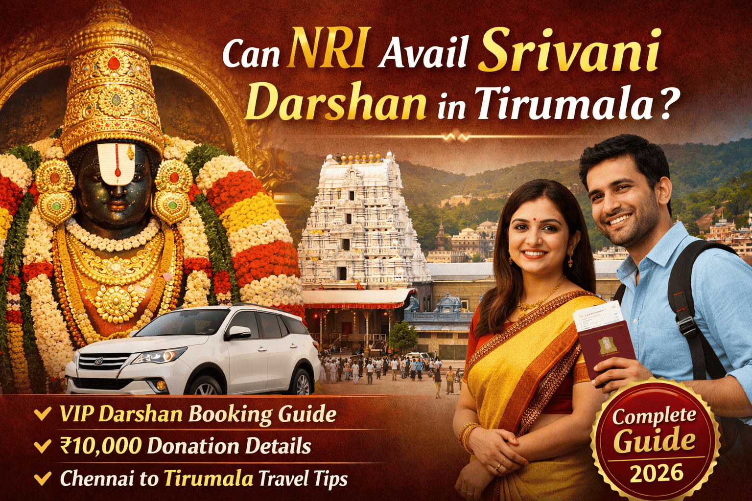 One Day Tirupati Car Package