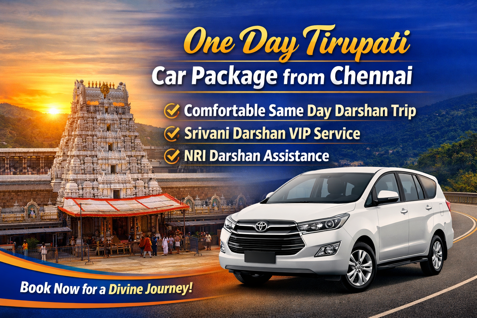 One Day Tirupati Car Package