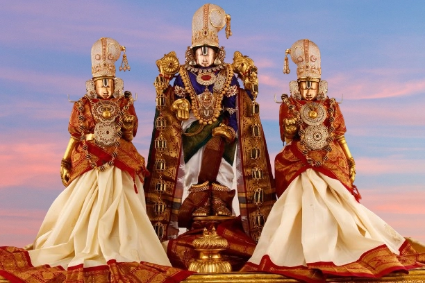 God Perumal And Goddess
