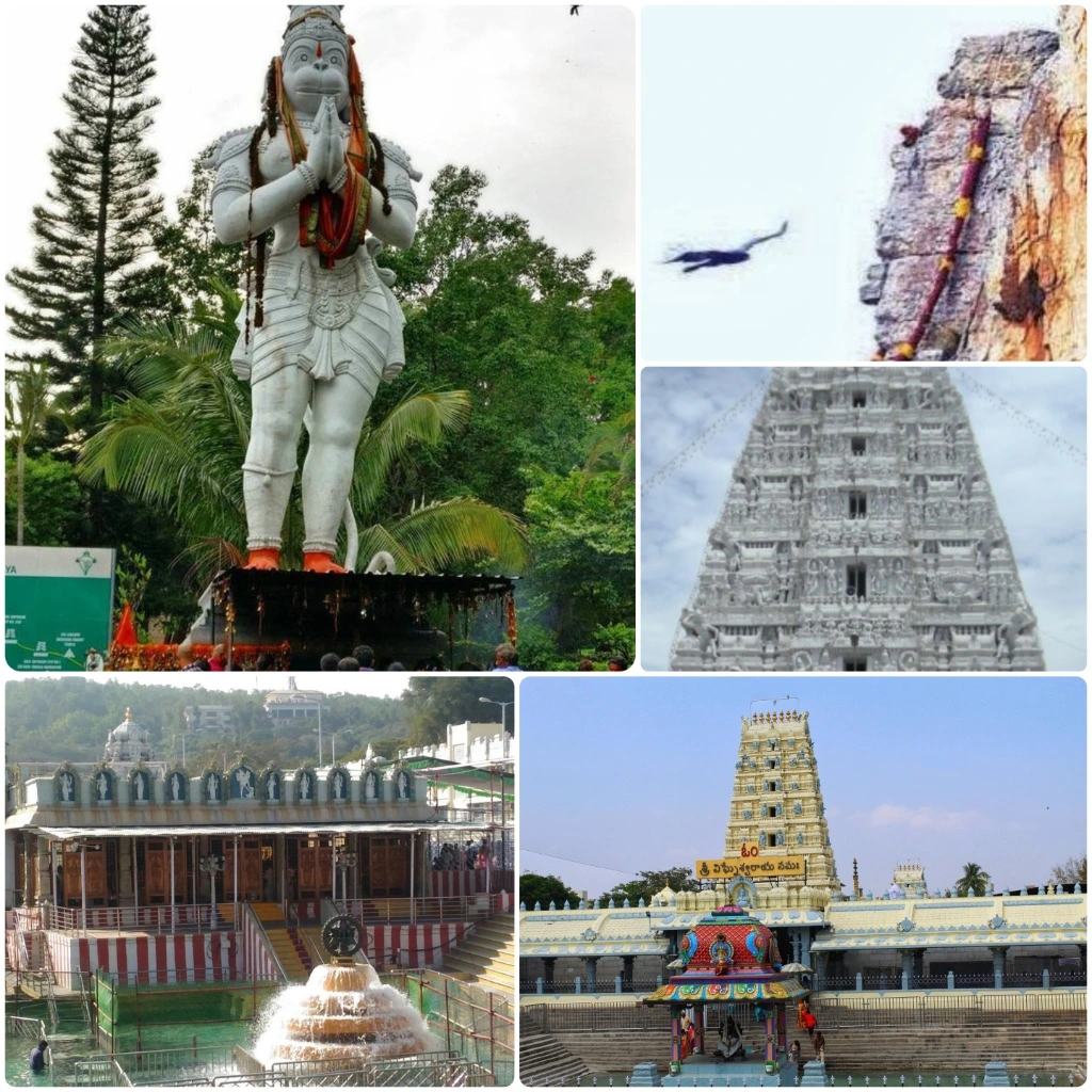 Padmavathi Amman Temple,balaji Face Rock,sri Varasiddi Vinayaka Temple,varahaswamy Temple,sri Anjaneyar Temple