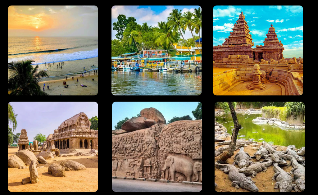 one day Mahabalipuram and Pondicherry tour package