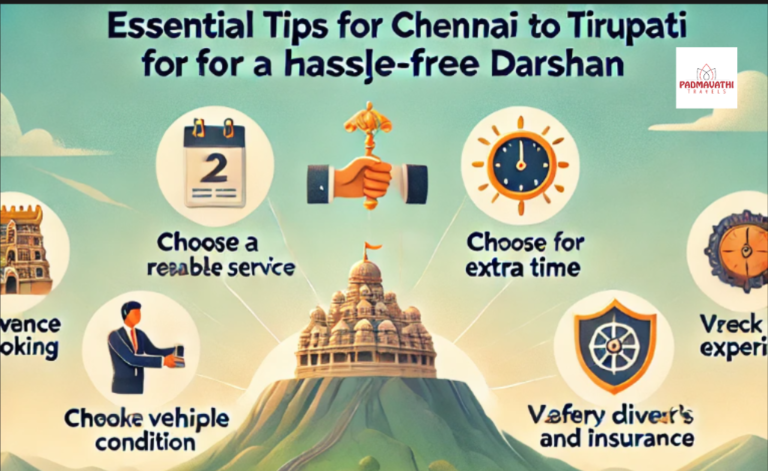 Essential Tips for Booking Chennai to Tirupati Car Packages