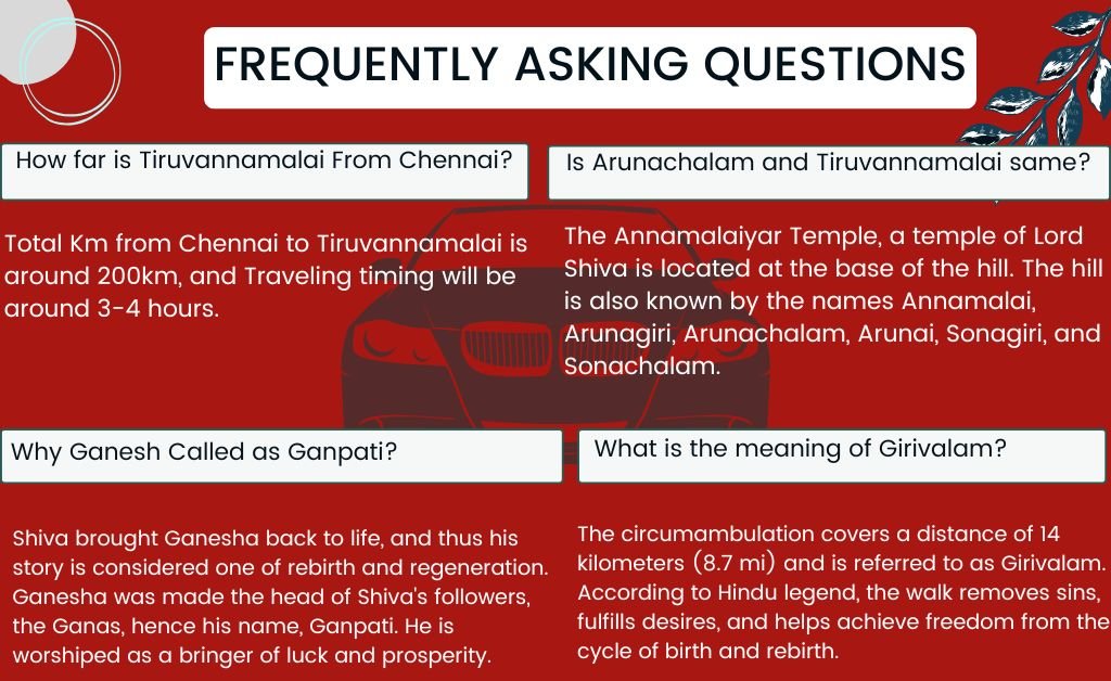Chennai to Tiruvannamalai one day package