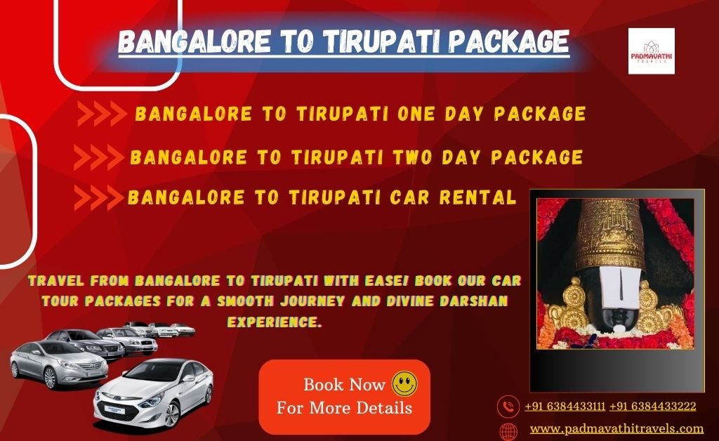 Bangalore to Tirupati car rental services
