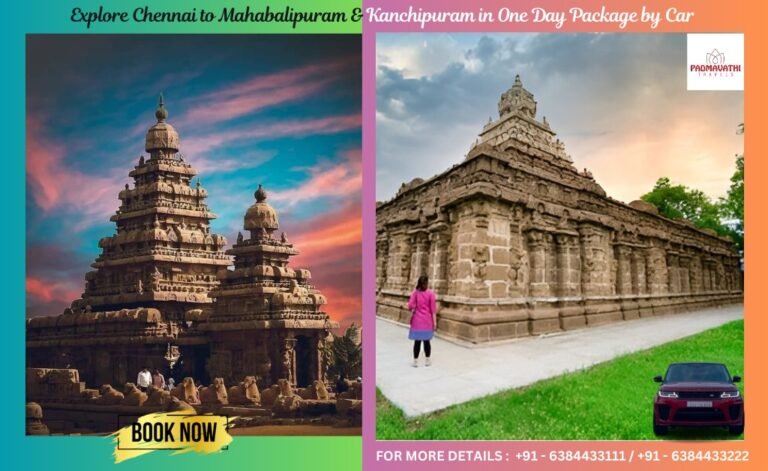Chennai to Mahabalipuram & Kanchipuram in One Day Package by Car