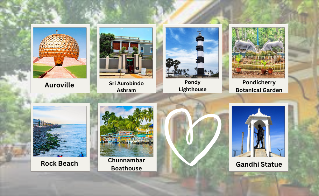 Chennai to Pondicherry one day tour packages and Chennai to Pondicherry two day tour packages