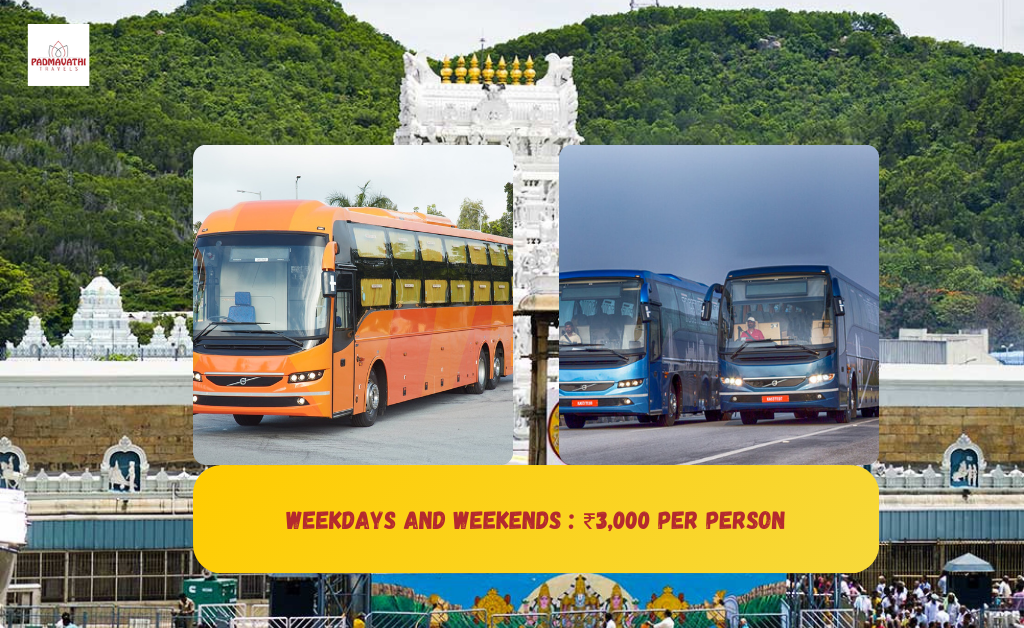 Bangalore to Tirupati free darshan bus package