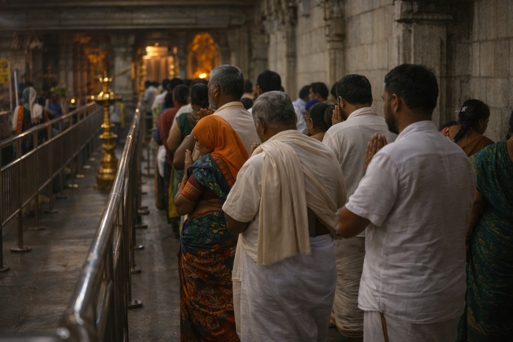 How Long Does Srivani Break Darshan Actually Take – inner queue and final darshan experience