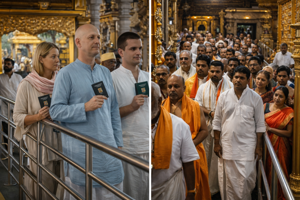 NRI Darshan vs Srivani Break Darshan comparison at Tirumala