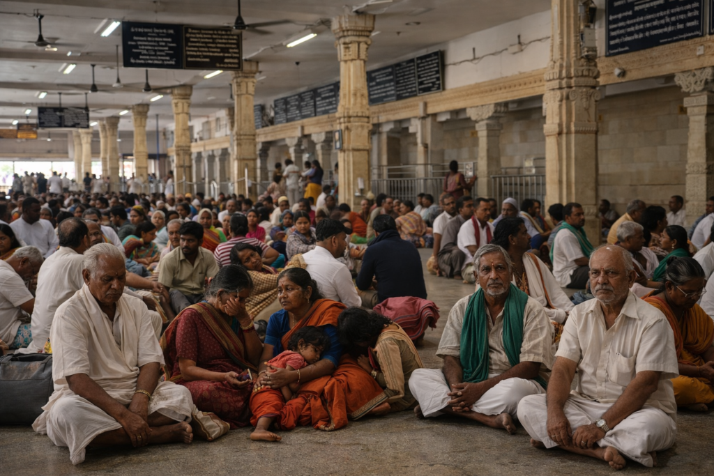How Long Does Srivani Break Darshan Actually Take – holding hall waiting time at Tirumala