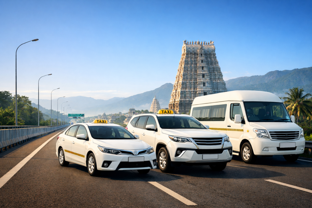 Chennai To Kalahasti Car Rental cab options sedan SUV tempo traveller