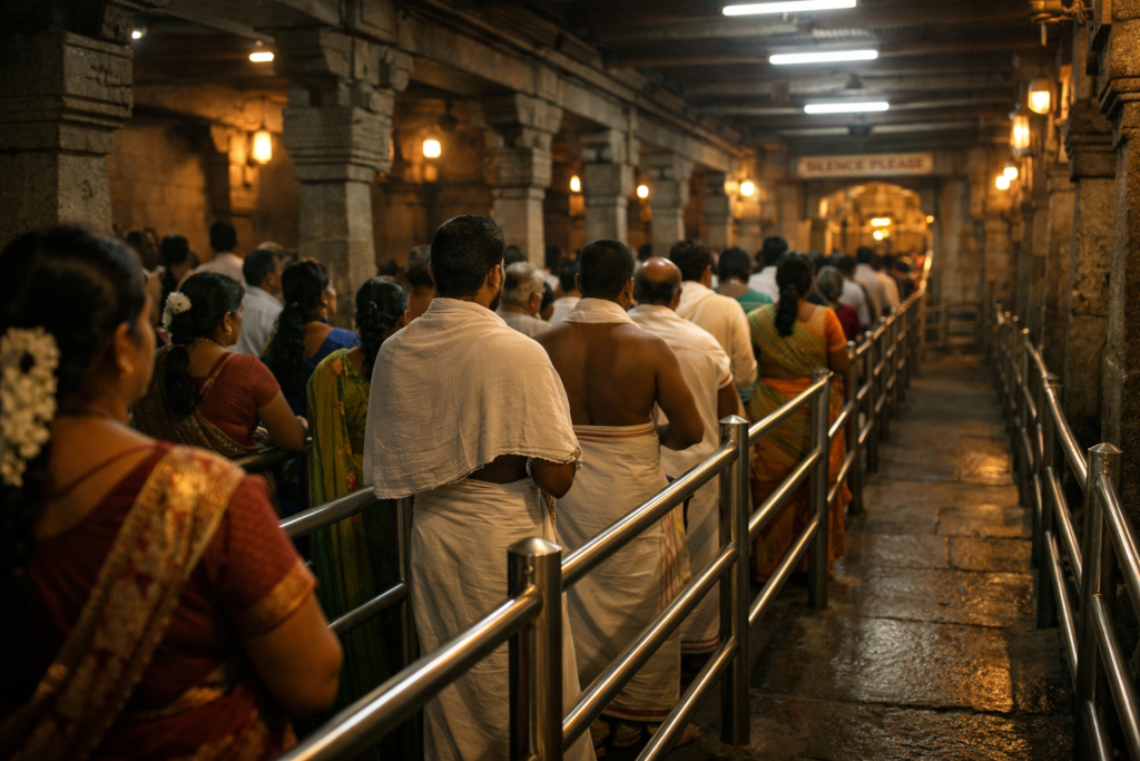 Srivani Break Darshan Tickets early morning queue at Tirumala