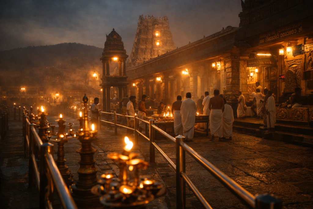 Brahma Muhurta timing for Srivani Break Darshan Tickets at Tirumala