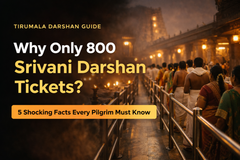 Why Only 800 Srivani Break Darshan Tickets Are Issued Per Day at Tirumala